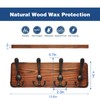 DecorDudz Coat Rack Wall Mount, 20.8''Wooden Coat Hanger Coat Hooks