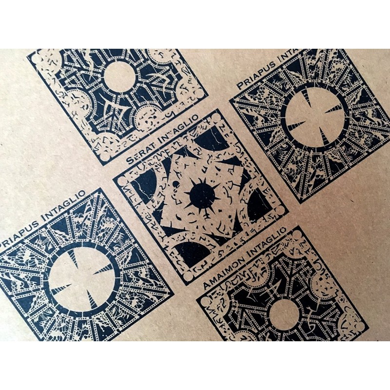 Hellraiser Puzzle Box - Schematics Lithograph Print