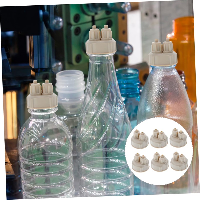 BESPORTBLE 6 Pack Bottle Caps Co2 Bottle Caps for Reactor