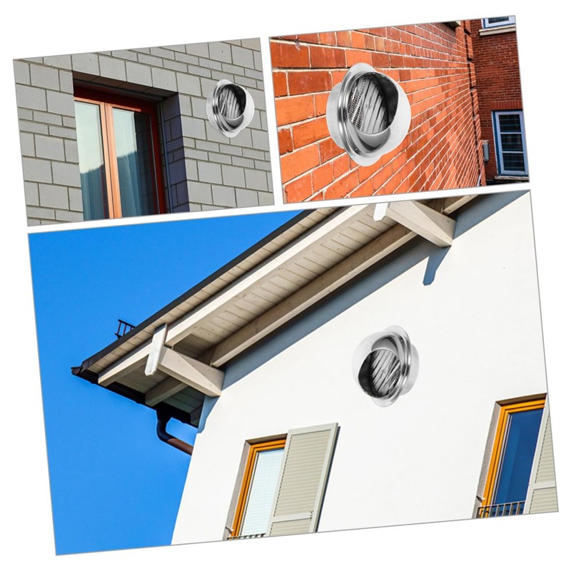 TEHAUX Exhaust Vent Cap Outdoor Vent Cover for Range Hood
