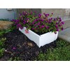 Handy Bed 1 x 2 Stack-able, White, Vinyl, Raised Garden