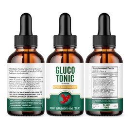 (2 Pack) Gluco Tonic Drops, GlucoTonic Drops for Advanced Balance Support, Gluco Tonic with Extra Strength Formula Supplement for Maximum Strength, GlucoTonic Reviews, 1 Month Supply, Made in USA