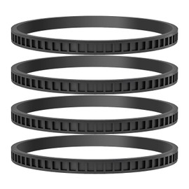 4 Pack 45-69-0010 Bandsaw Pulley Tire Replacements Compatible for Milwaukee Portable Band Saws Parts 6225, 6226, 6230, 6230N, 6232-6