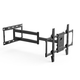 SHTUMEC Full Motion TV Wall Mount for Most 32-80 Inch Flat/LED/Plasma TV Heavy Duty Single Articulating Arms TV Bracket Up to VESA 600x400mm and 88 lbs, Support Swivel, Tilt.