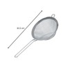 Fackelmann Sieb Ø 15 cm, Küchensieb aus Edelstahl, feinmaschiger Seiher