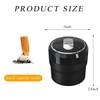 SHMZK Car Ashtray with Lid, Detachable Smokeless Cylinder Cup Holder