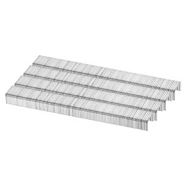uxcell 22 Gauge Narrow Crown Staples 3/8" x1/4", 5000Pcs Galvanized Steel for Pneumatic, Electric Stapler, White
