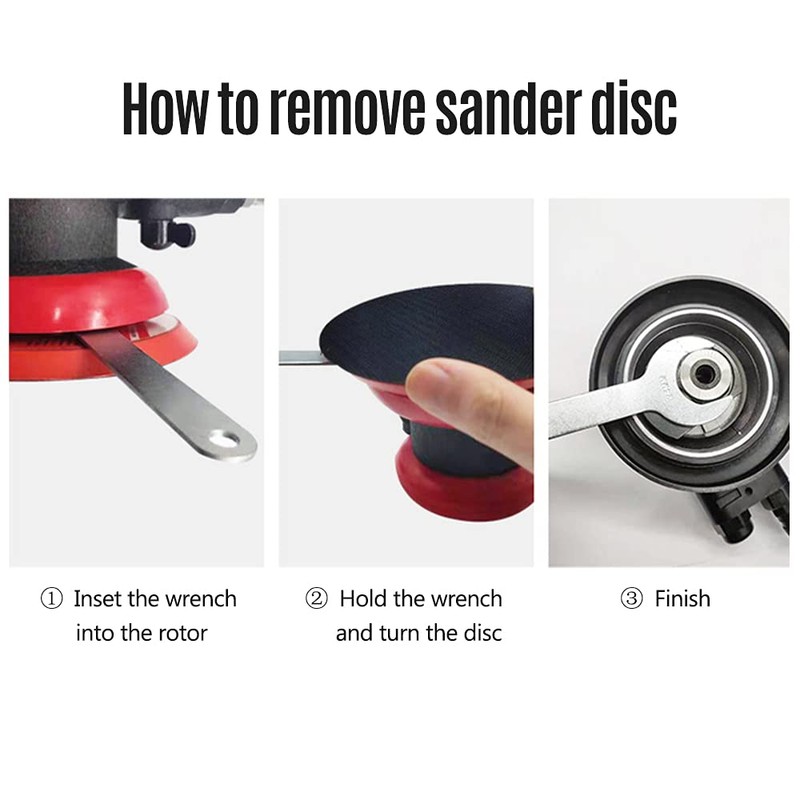 5'' Pneumatic Sander Pneumatic Polisher Air Sander Air Palm Orbital