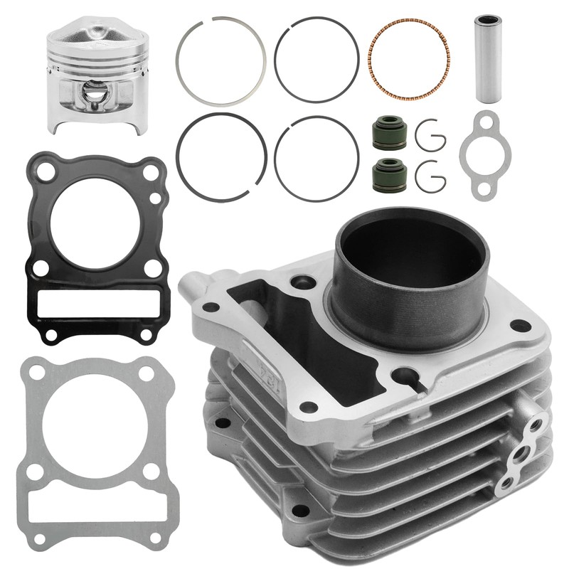 ZUDKSUY 57MM 125cc Cylinder Piston Ring Gasket Kit, Replacement for