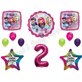 LITTLE CHARMERS 2nd Second Birthday Party Balloons Decoration Supplies Nick Hazel
