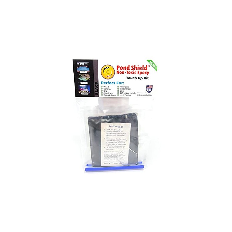 Pond Armor SKU-Black-TU Pond Shield Touch Up Kit Non-Toxic epoxy