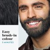 Bigote y barba de gel de color negro real M-55