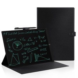 LCD Writing Tablet for Adults: 9.5 inch with Leather Case Reusable Erasable Notepad