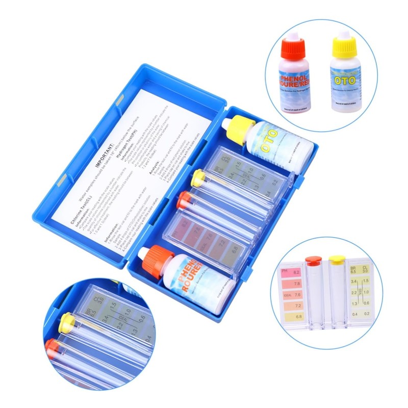 Kisangel 1set Pool Test Reagent for Accurate Spa Water Chemistry