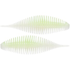 Geecrack Bellows Shad Soft Plastic Creature Bait - 3.8 Inch - Honeydew V