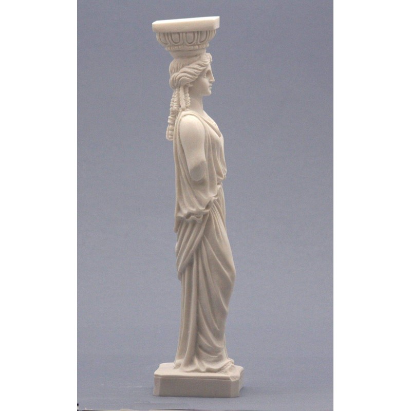 Generic Cast Alabaster Caryatid Erechtheion Acropolis Athens Sculpture