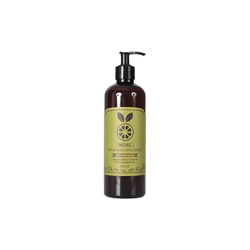 Shampoo Orgánico Bergamota Romero y Sábila 500 ml Mevel