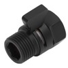 G1/2 Shut Off Valve Brass Water Control Valve Black Shower