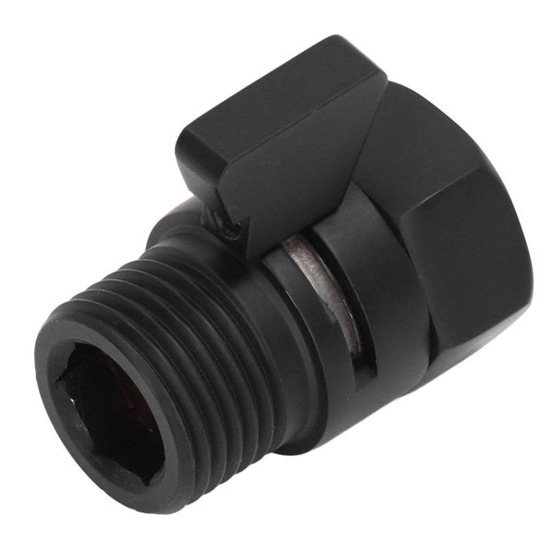 G1/2 Shut Off Valve Brass Water Control Valve Black Shower