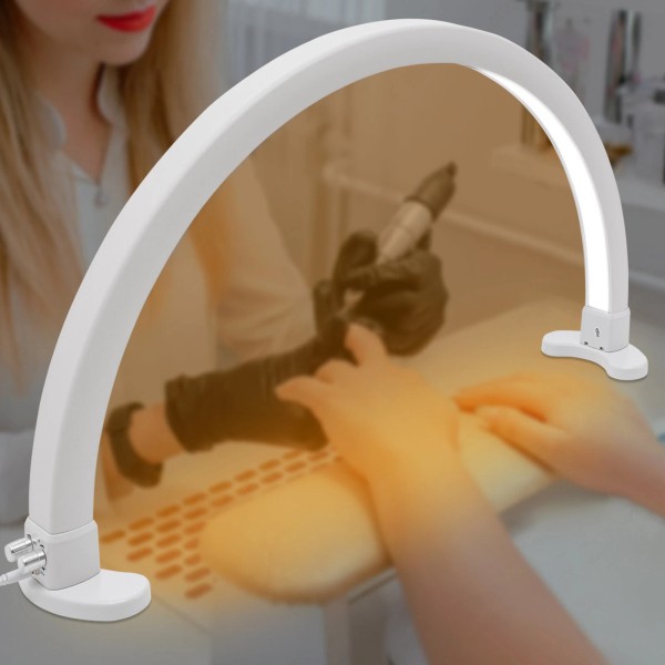 Unbranded Dimmable Half Moon Beauty LED Desk Lamp Nail Salon