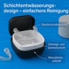 Lofez Dental Splint Box, Portable Denture Box with Removable Soaking