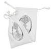 Lunarable Tree of Life Fabric Pouch Set of 2, Tree