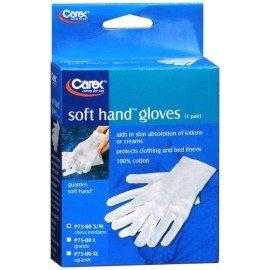 Carex Soft Hand Gloves Small/Medium 1 PR