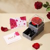 ADDWel Eternal Rose Box with 'I Love You' Necklace in