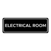 Electrical Room Sign for Door or Wall - 3" x