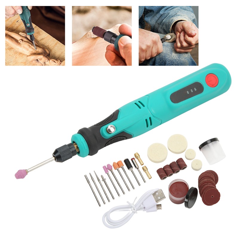 Jewelry Drill USB Charging 3 Levels Speed Regulation Cordless Design