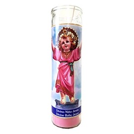 Divine Baby Jesus (Divino Nino Jesus) Red Devotional Candle