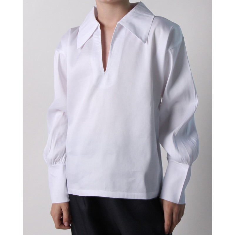 Making Believe Boys Classic Renaissance Shirt, White (Large 10-12, White)