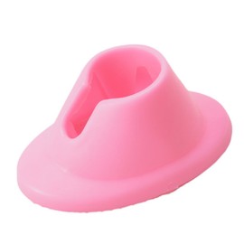 Generic Pink Rubber Nail Art Polish Acrylic UV Varnish Bottle Holder Stand Display Tools