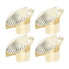4Pcs Candle Snuffer Candle Extinguisher Metal Shell Pattern Automatic Candle