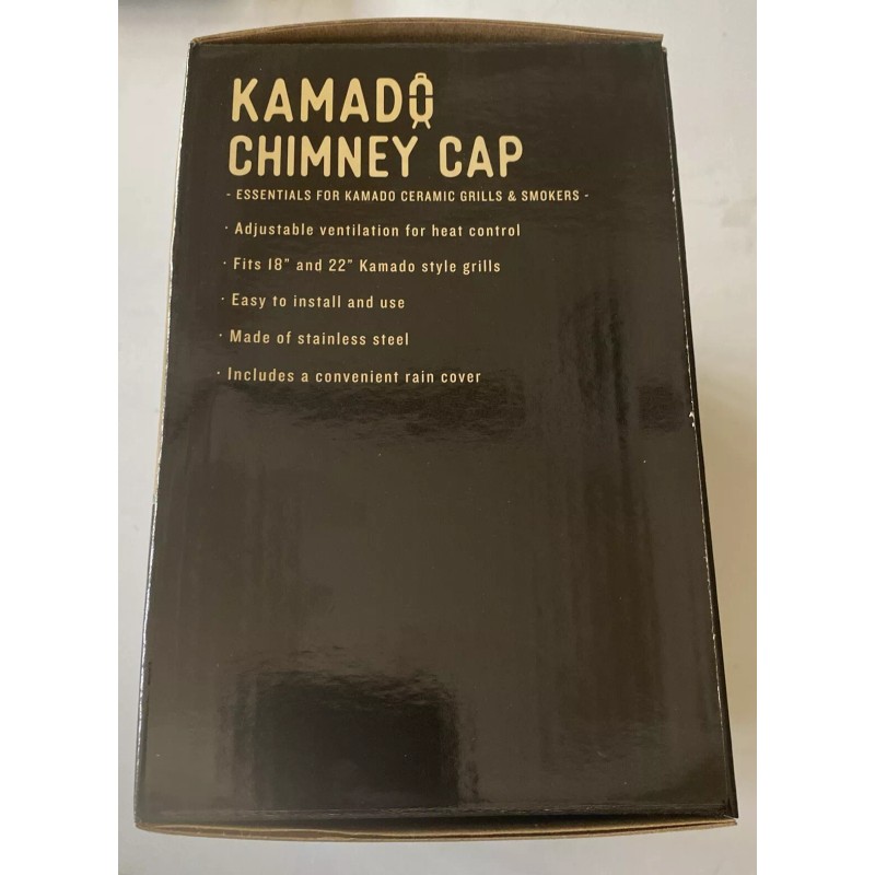 Charcoal Companion Chimney Cap for Kamado Big Egg Ceramic Grills