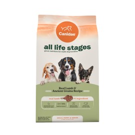 Canidae All Life Stages Real Lamb & Ancient Grains Recipe – High Protein Premium Dry Dog Food for All Ages, Breeds, and Sizes– 27 lbs.