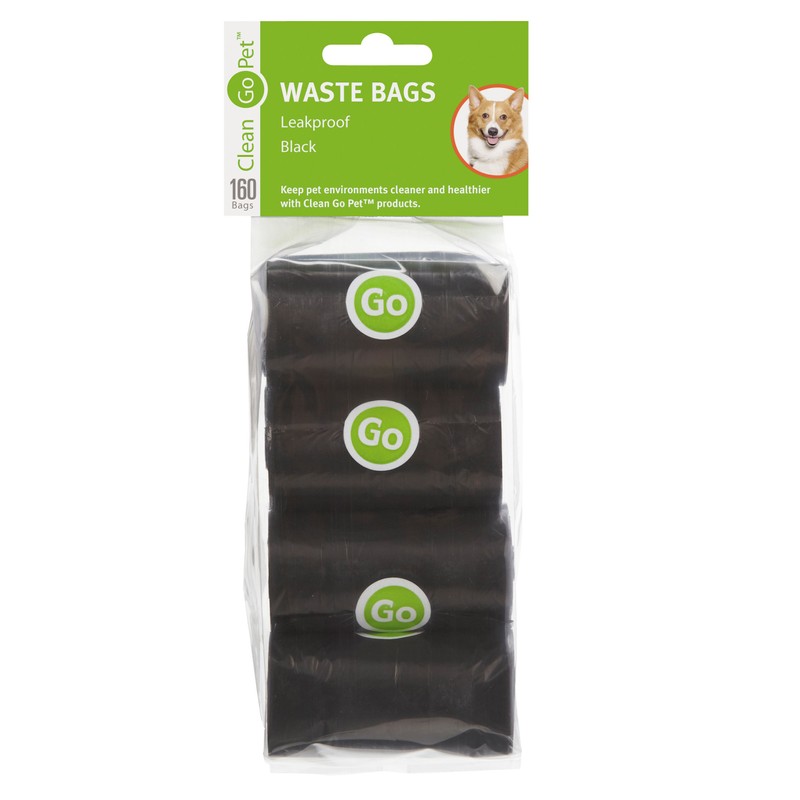 Clean Go Pet Replacement Dog Waste Bags, 8-Pack of 20-Count