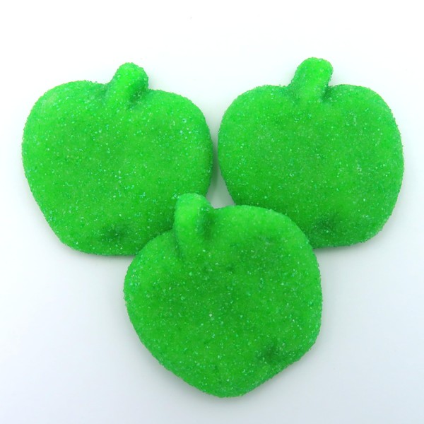 Beulah's Gummy Sour Green Apple, 2 Pound Package, 72 Pieces