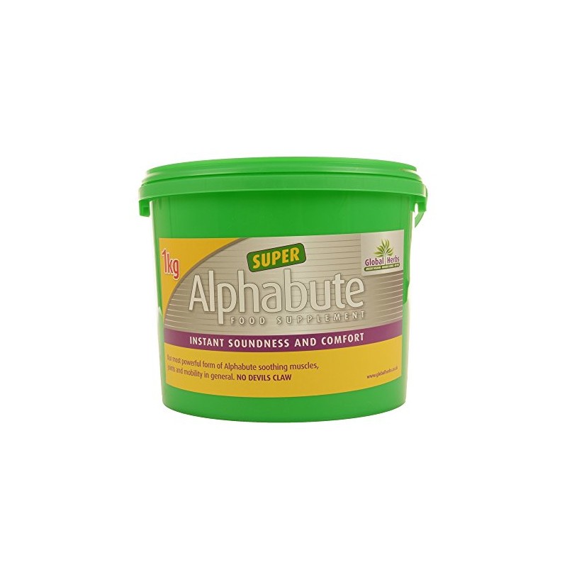 Global Herbs Unisex's Alphabute Super 1kg, Clear, 1 kg