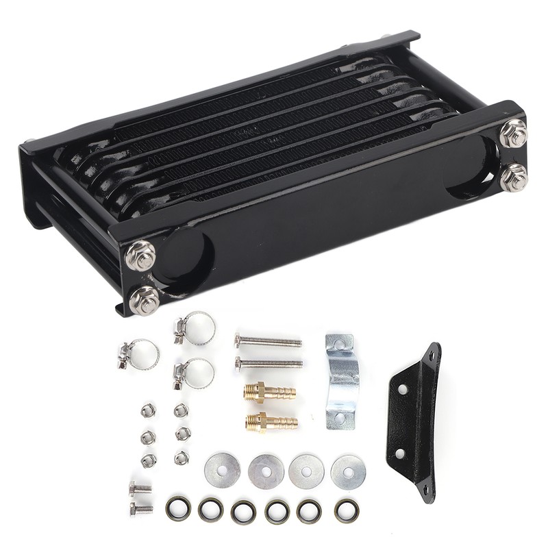 Engine Oil Cooler Universal Cooling Radiator Fit for Monkey Car