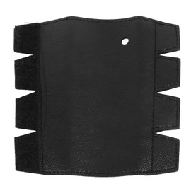 Anti-Slip Leather French Horn Hand Guard, Protect Instrument Surface, Durable Material, (Black)