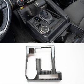 ZiWen Interior Trims Gear Shift Panel Center Console Cover Accessories for Toyota Tacoma 2024 2025 2026 4Runner 2025 2026 (Carbon Fiber Print)