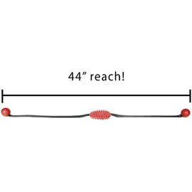 Original Cactus Back Scratcher | 2 Sides: Aggressive and Moderate | Perfect Travel Back Scratcher | Great Gift for Men and Women (Red)