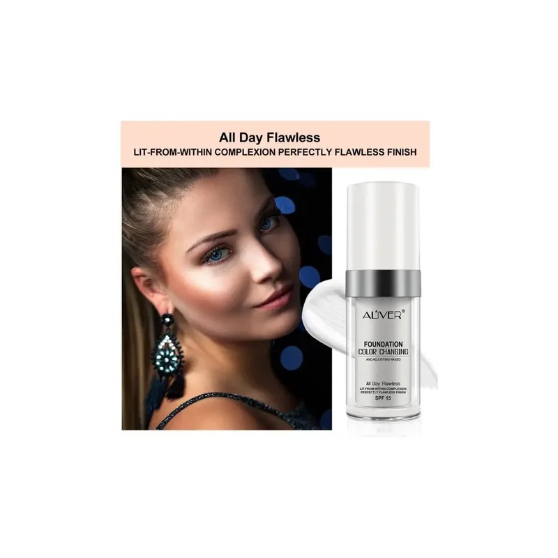 Base Líquida Color Changing Spf 15 | Adaptable Al Tono