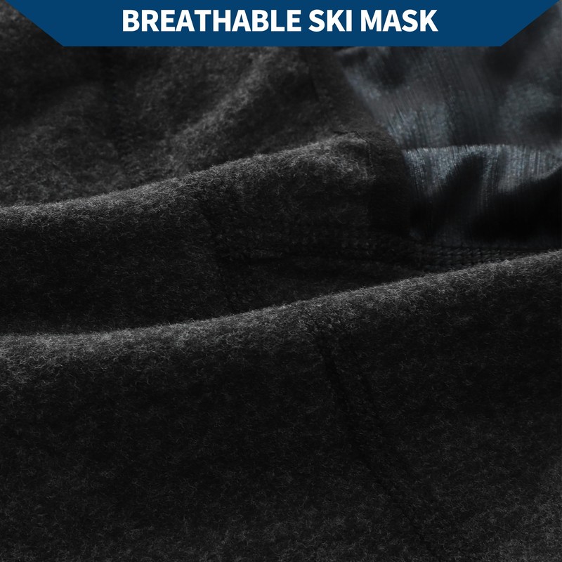 Hihaha Balaclava Face Mask Double Mesh Long/Ski Sun Hood Masks