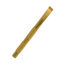 Mayhew Tools 10658 Knurled Brass Scraper, 5/8" & 16mm x 6-1/2"