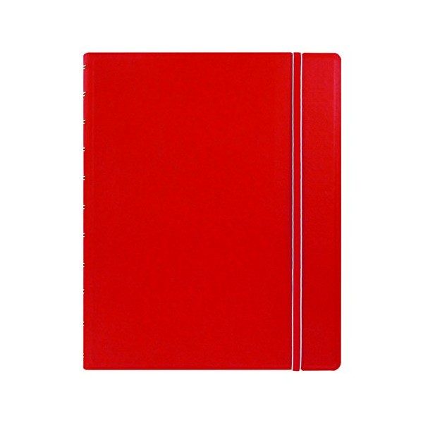 Filofax REFILLABLE NOTEBOOK CLASSIC, 10.8" x 8.5" Red - Elegant