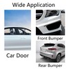 AUXBC 2Pcs Universal Car Bumper Guard Strips, Front Rear Corner