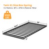 VIPSHOW 2 Inch Twin XL Metal Box Spring with Round