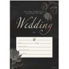 Kirsten McMillan 25 Black Wedding Invitations with Envelopes - A6